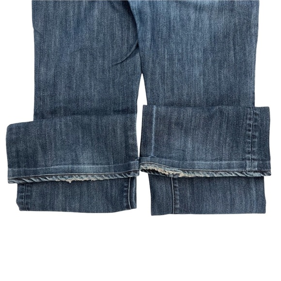 Paige Hidden Hills Boot Cut Rough Hem Jeans Size 30 Women's - Picture 9 of 9